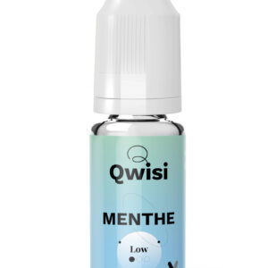 Mockup - E-liquide Menthe LOW - Qwisi Selfline - 10 ml